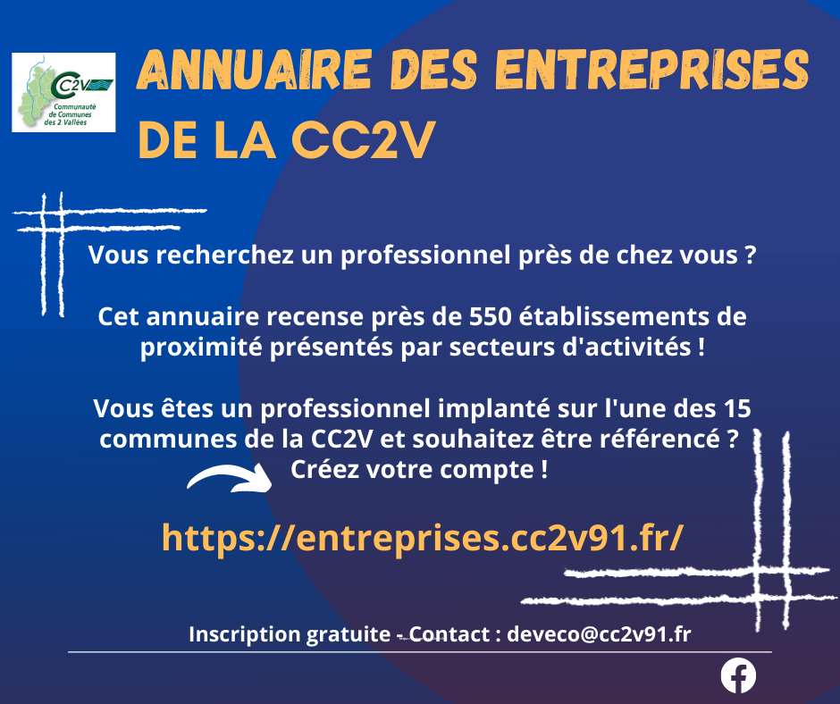 ANNUAIRE DES ENTREPRISES DE LA CC2V