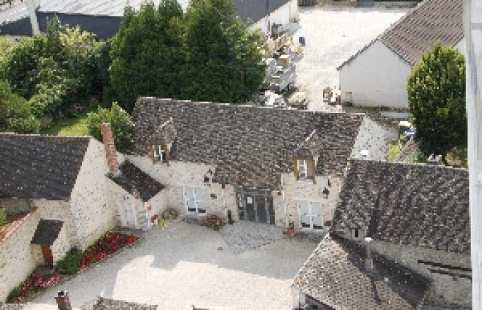 La Médiathèque La Grange vue aérienne