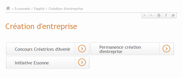 Aide à la création d'entreprise CC2V image site