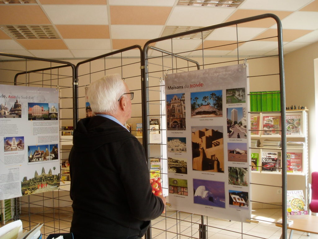 Médiathèque Exposition Histoire de l'architecture 2018