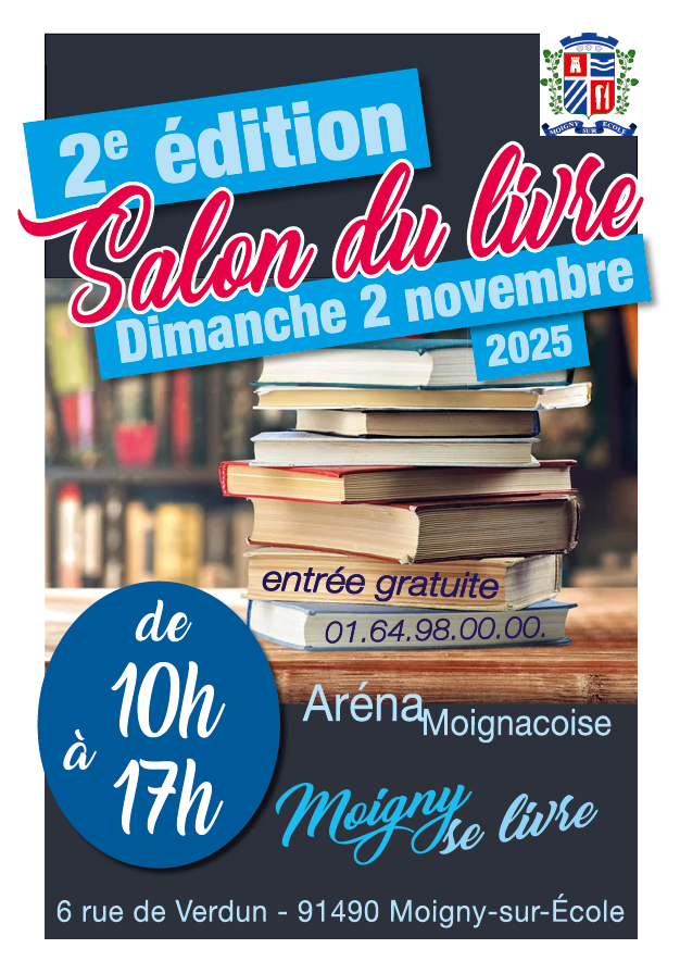 Affiche salon du livre 2025